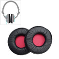 2 PCS For SONY MDR-V55 Earphone Cushion Leather Cover Earmuffs Replacement Earpads Red