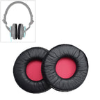 2 PCS For SONY MDR-V55 Earphone Cushion Leather Cover Earmuffs Replacement Earpads Red