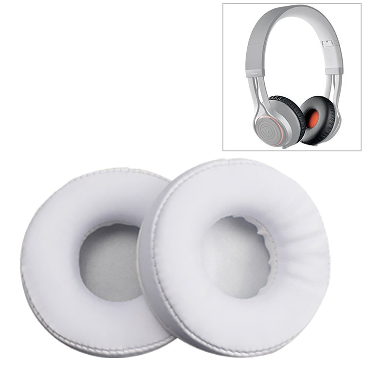 Headphone Cushion Cover – Leather (Jabra Revo Wireless Headphone Cushion) White