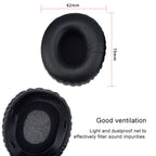 2pcs Sponge Headphone Protective Case With Card Buckle for Sony MDR-10RC