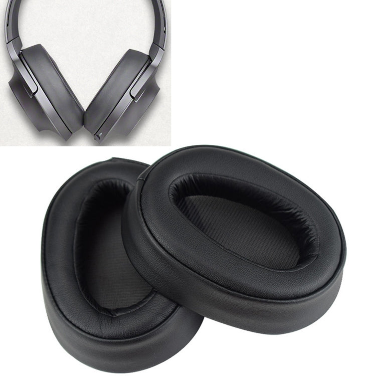 2pcs Sponge Headphone Protective Case for Sony MDR-100ABN / WH-H900N Black