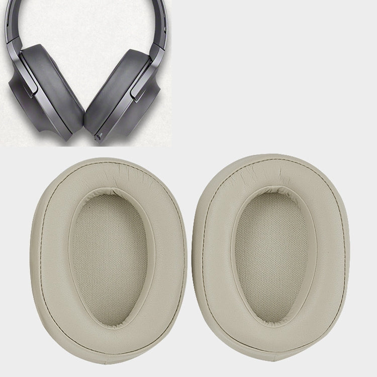 2pcs Sponge Headphone Protective Case for Sony MDR-100ABN / WH-H900N Gold