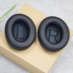 Headphones – 1 Pair Soft Earmuff Headphone Jacket with LR Cotton for BOSE QC2 / QC15... Black