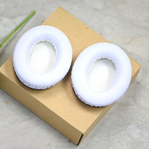 Headphones – 1 Pair Soft Earmuff Headphone Jacket with LR Cotton for BOSE QC2 / QC15... White
