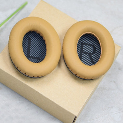 Headphones – 1 Pair Soft Earmuff Headphone Jacket with LR Cotton for BOSE QC2 / QC15... Yellow Black