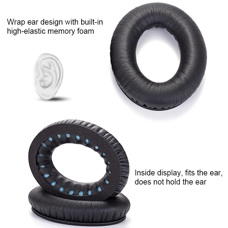 Headphones – 1 Pair Soft Earmuff Headphone Jacket with LR Cotton for BOSE QC2 / QC15...