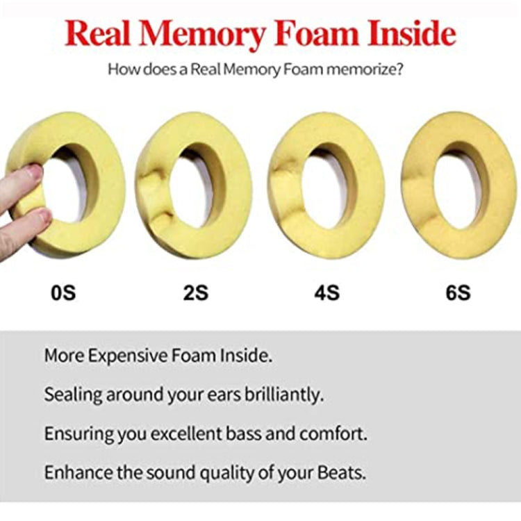Headphones – 1 Pair Soft Sponge Earmuff Headphone Jacket for Beats Studio 2.0