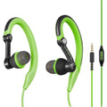 Headphones – HiFi Bass Sound (Jogging Gym) #2 3.5mm Green