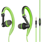 Headphones – HiFi Bass Sound (Jogging Gym) #2 3.5mm Green