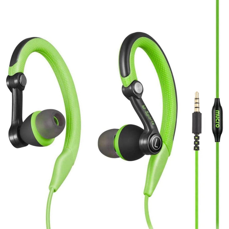 Headphones – HiFi Bass Sound (Jogging Gym) #2 3.5mm Green