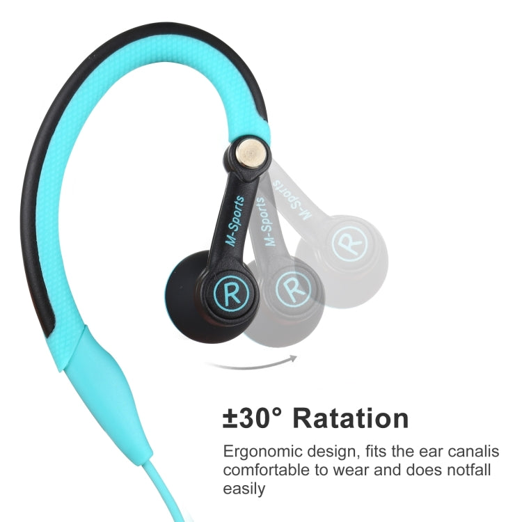 Mucro Type-C Plug In-Ear Sport Earhook Wired Stereo Headphones for Jogging Gym, Type-C – Durable Build, Easy to Use