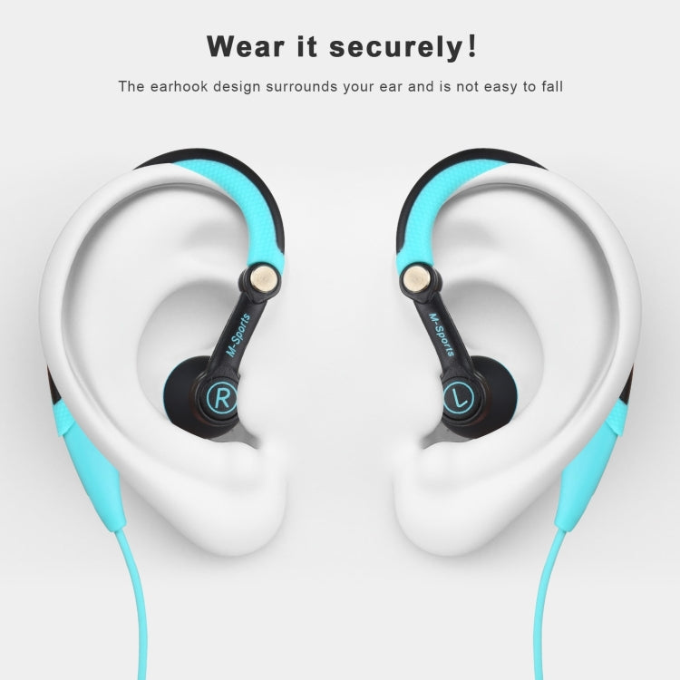 Mucro Type-C Plug In-Ear Sport Earhook Wired Stereo Headphones for Jogging Gym, Type-C – Durable Build, Easy to Use