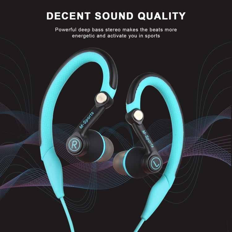Mucro Type-C Plug In-Ear Sport Earhook Wired Stereo Headphones for Jogging Gym, Type-C – Durable Build, Easy to Use