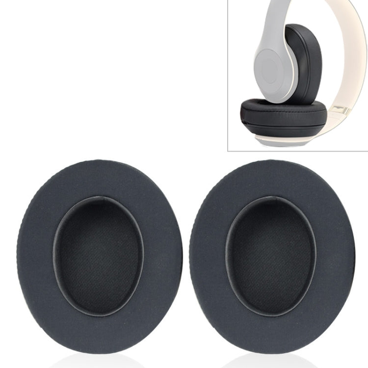 2 PCS For Beats Studio 2.0 / 3.0 Headphone Protective Cover Ice Gel Earmuffs (Grey White), Titanium Color, Black Titanium Color Titanium Color