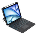 T11B-AS Detachable Rotating Backlit Touch Bluetooth Keyboard Case For iPad Air 11 2024 / Air 5 / Air 4 10.9 / Pro 11 2022 2021 2020 2018, For iPad Air 11 2025 / Air 11 2024 / Air 5 / Air 4 10.9 / Pro 11 2022 2021 2020 2018 For iPad Air 11 2025 Air 11 2024 Air 5 Air 4 10.9 Pro 11 2022 2021 2020 2018
