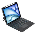 T11B-AS Detachable Rotating Backlit Touch Bluetooth Keyboard Case For iPad Air 11 2024 / Air 5 / Air 4 10.9 / Pro 11 2022 2021 2020 2018, For iPad Air 11 2025 / Air 11 2024 / Air 5 / Air 4 10.9 / Pro 11 2022 2021 2020 2018 For iPad Air 11 2025 Air 11 2024 Air 5 Air 4 10.9 Pro 11 2022 2021 2020 2018