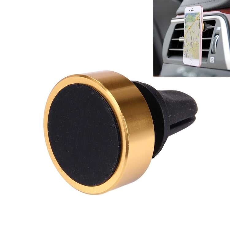 For iPhone, Galaxy, Huawei, Xiaomi, LG, HTC and other Smartphones, Air Vent Holder(Gray), Air Vent Holder(Gold), Air Vent Holder(Silver) – Magnetic Air Vent Holder(Gold) Gold