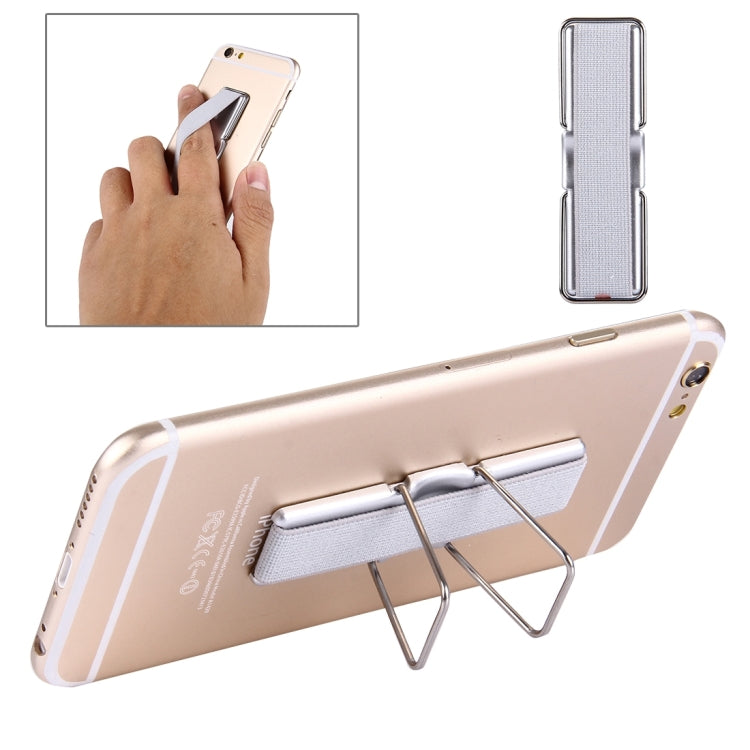 2 in 1 Adjustable Universal Mini Adhesive Holder Stand + Slim Finger... Grey