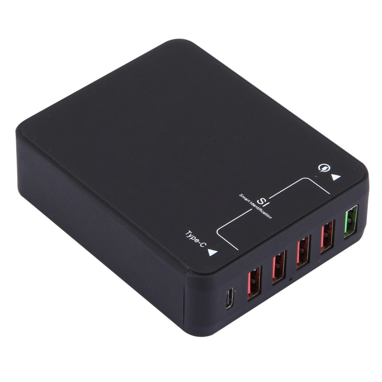 Q8118 Charger – 1 Quick Charge 3.0 + 4 Smart Identification USB + 1 USB-C / Type-C 3.1... Default Title