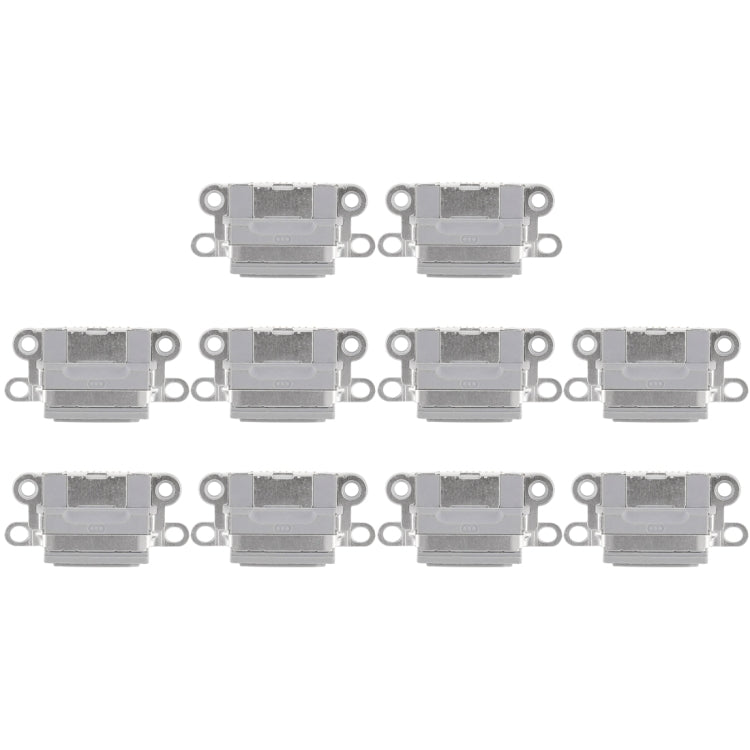 10 PCS Charging Port Connector for iPhone 6 / 6S, For iPhone 6 / 6S, For iPhone 6 / 6S (Light Grey) For iPhone 6 6S Grey