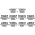 10 PCS Charging Port Connector for iPhone 6 / 6S, For iPhone 6 / 6S, For iPhone 6 / 6S (Light Grey) For iPhone 6 6S Grey