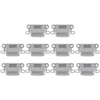 10 PCS Charging Port Connector for iPhone 6 / 6S, For iPhone 6 / 6S, For iPhone 6 / 6S (Light Grey) For iPhone 6 6S Grey