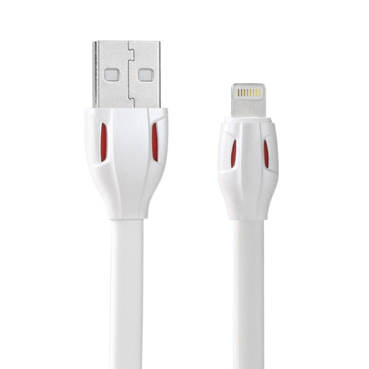 REMAX RC-035i Laser Series 1m 2.1A 8 Pin to USB Data Sync Charger Cable with LED Indicator, White White White