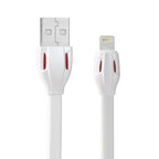 REMAX RC-035i Laser Series 1m 2.1A 8 Pin to USB Data Sync Charger Cable with LED Indicator, White White White