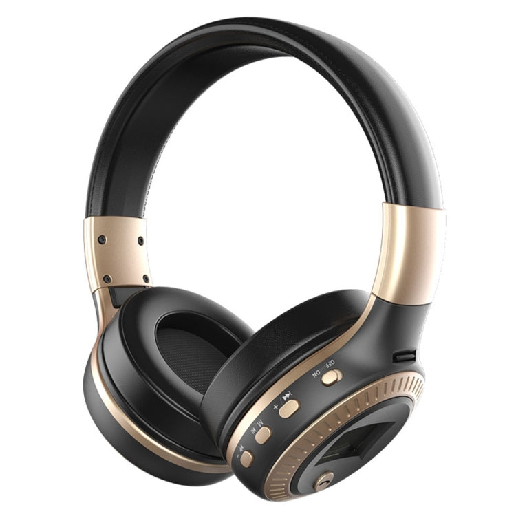 Headset – HiFi Bass Sound, Foldable Gold