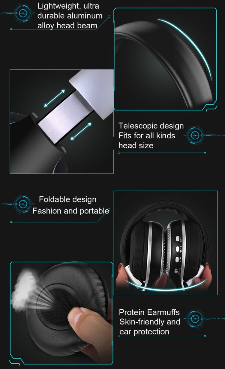 Headset – HiFi Bass Sound, Foldable