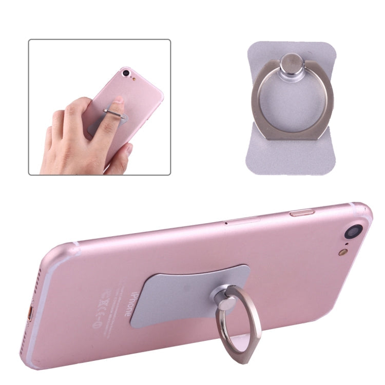 Universal 360 Degree Rotation Ring Phone Holder Stand Silver