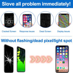 LCD Screen with Front Camera for iPhone 6 Plus, 4 in 1 for i6 Plus White