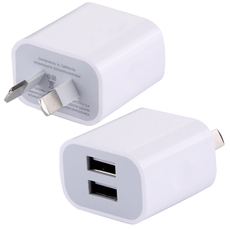 5V 2A High Compatibility 2 USB Ports Charger, AU Plug Default Title