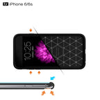 Protective Case – For iPhone 6 Plus & 6s Plus Brushed Texture Fiber TPU Rugged Armor...