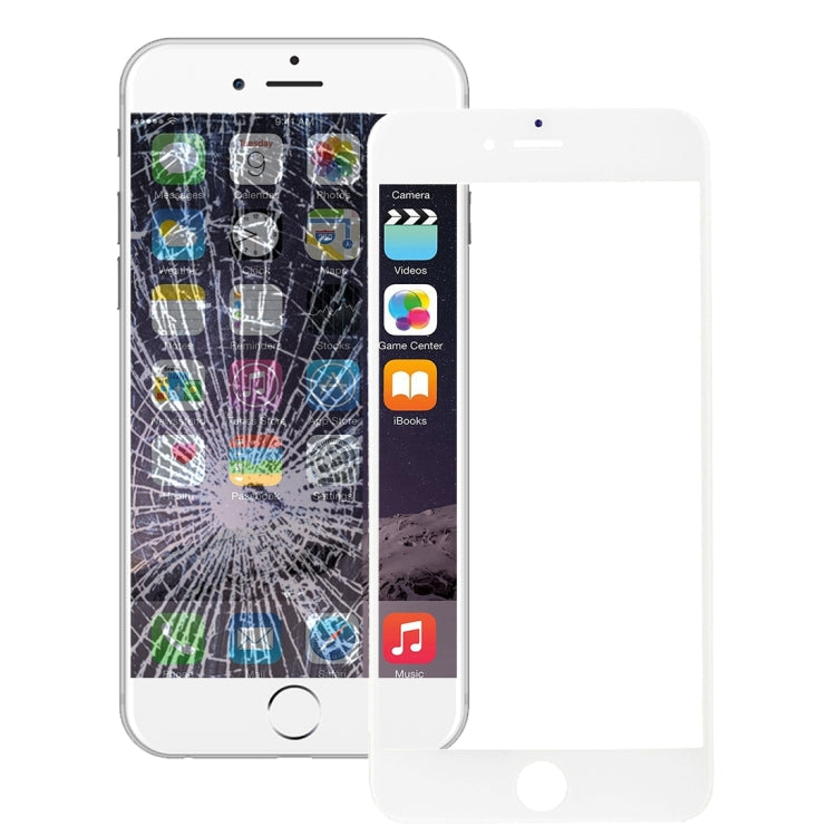 Front Screen Outer Glass Lens with Front LCD Screen Bezel Frame & OCA Optically Clear Adhesive for iPhone 6 Plus, For iPhone 6 Plus (Frame+OCA) For iPhone 6 Plus (Frame+OCA) White