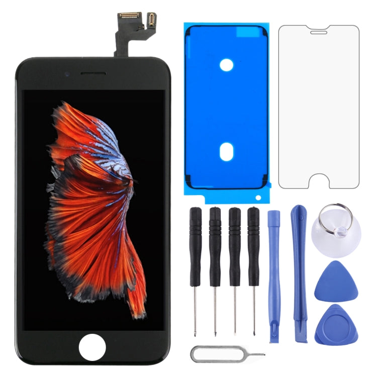 Digitizer Assembly (Front Camera + Original LCD + Frame + Touch Panel) for iPhone 6s, 4 in 1 for i6S Original White, 4 in 1 for i6S Original Black – Durable Build, Easy to Use 4 in 1 for i6S Original Black Black