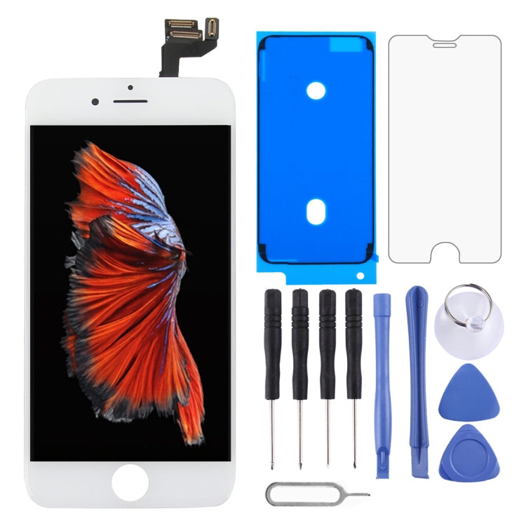 Digitizer Assembly (Front Camera + Original LCD + Frame + Touch Panel) for iPhone 6s, 4 in 1 for i6S Original White, 4 in 1 for i6S Original Black 4 in 1 for i6S Original White White