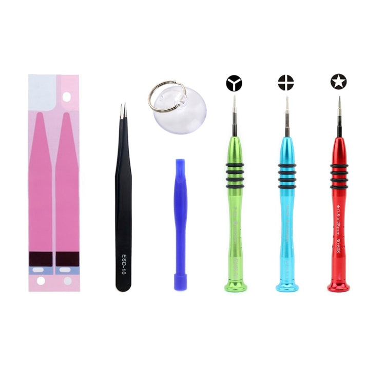 JIAFA JF-8163 7 in 1 Battery Repair Tool Set for iPhone 6s – Durable Build, Easy to Use, For 6s For 6s