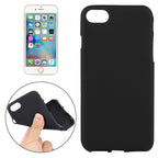 For iPhone 8 & 7 Solid Color TPU Protective Back Cover Case Black
