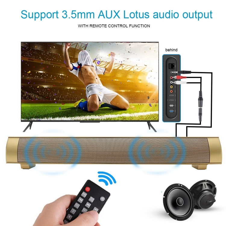 Speaker – Soundbar LP-08 CE0152 USB MP3 Player 2.1CH Bluetooth Wireless Sound Bar...