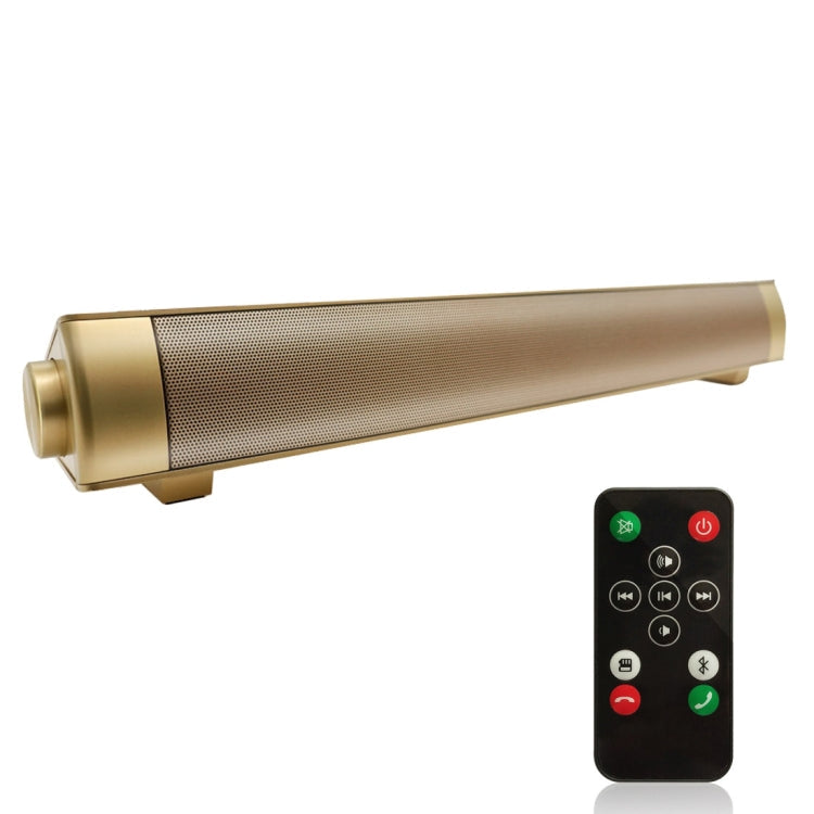 Speaker – Soundbar LP-08 CE0152 USB MP3 Player 2.1CH Bluetooth Wireless Sound Bar... CE0152 Gold Gold