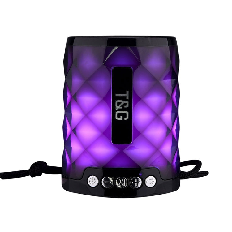 TG155 Bluetooth Speaker – Bluetooth 4.2 Mini Portable Wireless Bluetooth Speaker with Colorful Lights Black