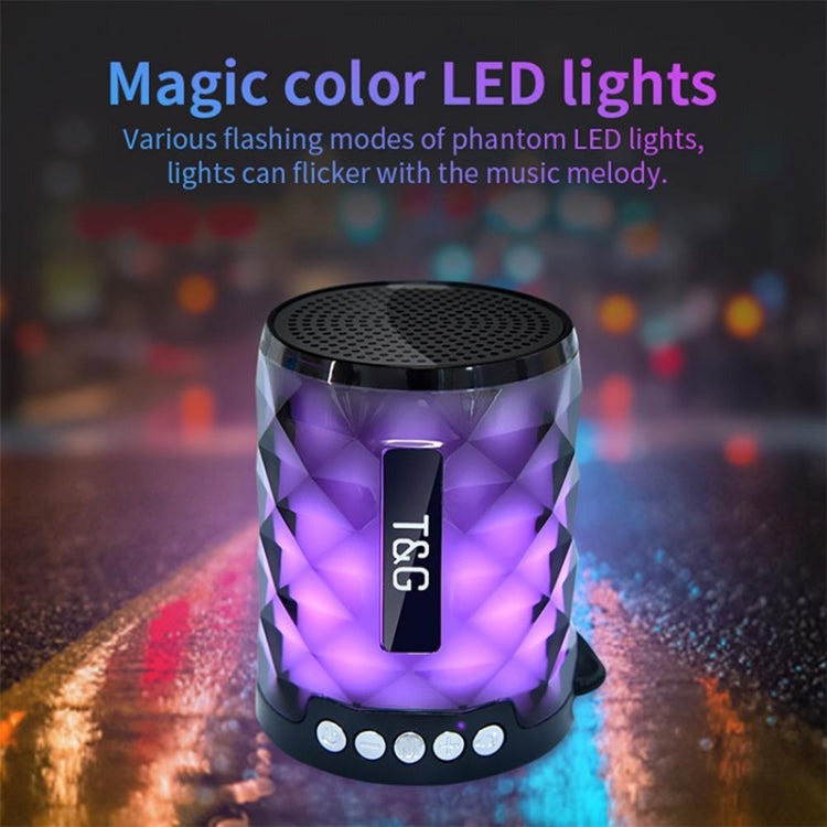 TG155 Bluetooth Speaker – Bluetooth 4.2 Mini Portable Wireless Bluetooth Speaker with Colorful Lights