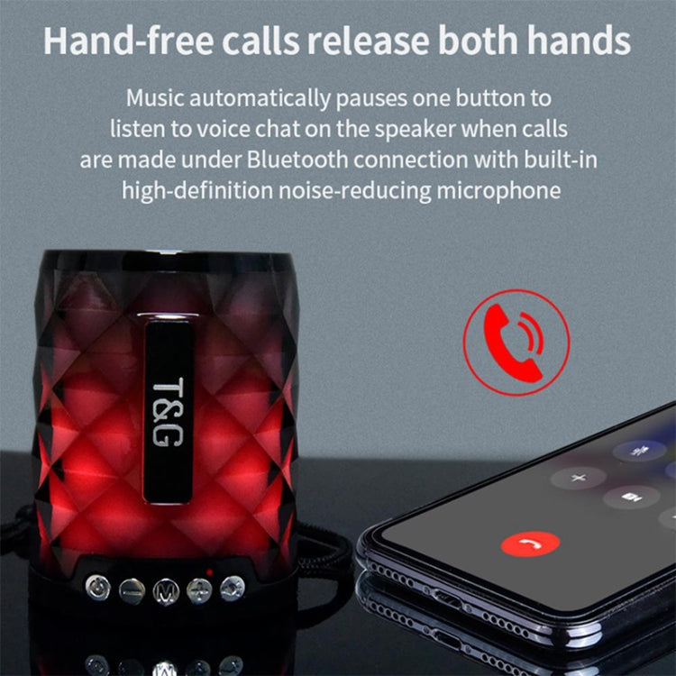 TG155 Bluetooth Speaker – Bluetooth 4.2 Mini Portable Wireless Bluetooth Speaker with Colorful Lights