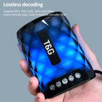 TG155 Bluetooth Speaker – Bluetooth 4.2 Mini Portable Wireless Bluetooth Speaker with Colorful Lights