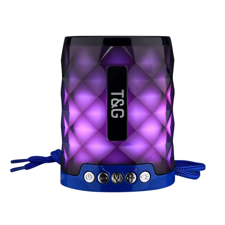 TG155 Bluetooth Speaker – Bluetooth 4.2 Mini Portable Wireless Bluetooth Speaker with Colorful Lights Blue