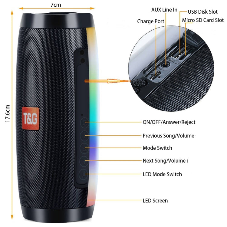 TG157 Bluetooth Speaker – Bluetooth 4.2 Mini Portable Wireless Bluetooth Speaker with Melody...