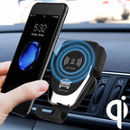 C6 Gravity Induction Car Qi Wireless Charger Fast Charging Air Vent Phone Holder – Fast Charging, Wireless Charging