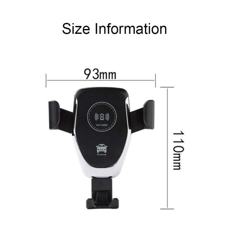 C6 Gravity Induction Car Qi Wireless Charger Fast Charging Air Vent Phone Holder – Fast Charging, Wireless Charging