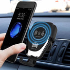 C6 Gravity Induction Car Qi Wireless Charger Fast Charging Air Vent Phone Holder – Fast Charging, Wireless Charging